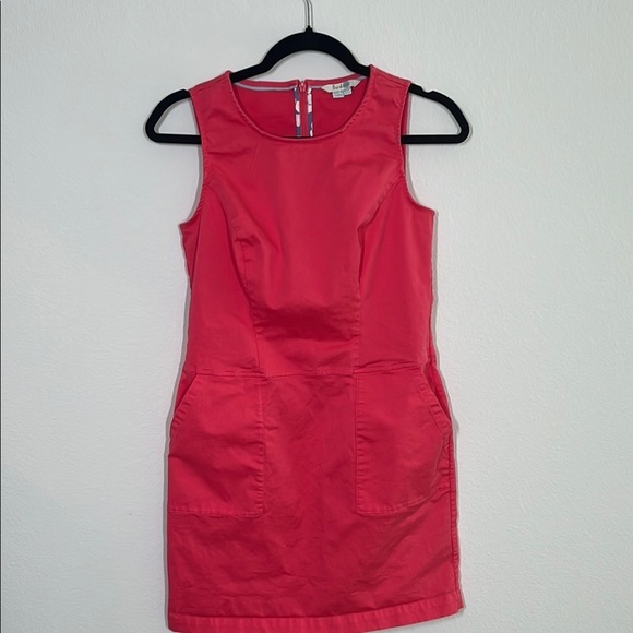 Boden Barbie Pink Sleeveless Sheath Dress | Size 6P - Picture 1 of 6